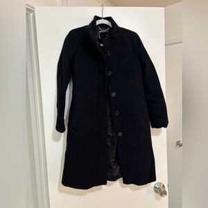 J Crew Double Cloth Wool Coat